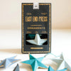 Set of Five Hand Printed Stars Board Decorations by East End Press for sale at Mostyn