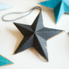 Set of Five Hand Printed Stars Board Decorations by East End Press for sale at Mostyn