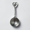 Small Pewter Love Heart Sugar Spoon from Glover and Smith for sale at Mostyn 3