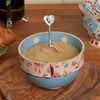 Small Pewter Love Heart Sugar Spoon from Glover and Smith for sale at Mostyn 4