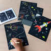 Space Age Scratch Art Kit from Rex London for sale at Mostyn