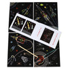 Space Age Scratch Art Kit from Rex London for sale at Mostyn