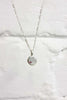Sparkle Effect Gemset Sterling Silver Blobby Pendant with 2mm Round Rhodolite Garnet from Rebecca Oldfield for sale at Mostyn