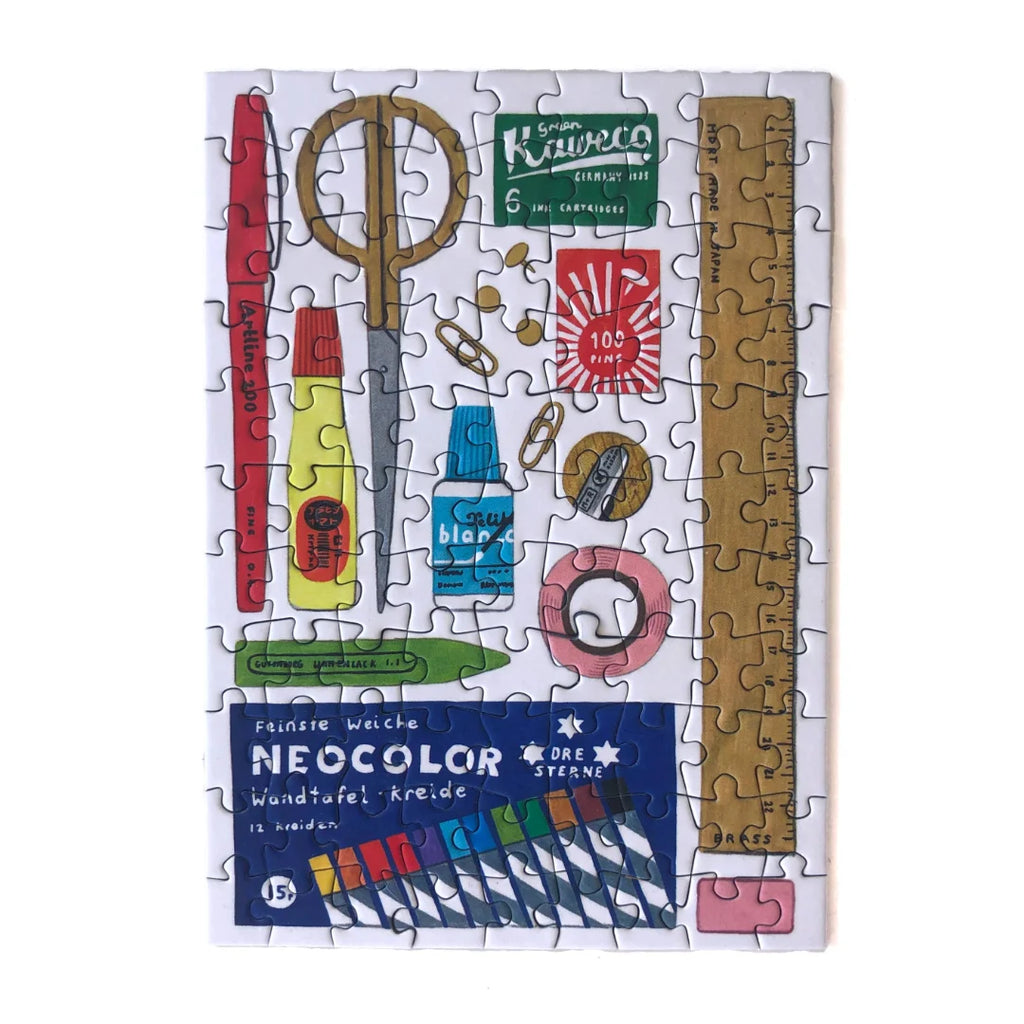 Stationery 99 Piece Mini Jigsaw Puzzle from Happily Puzzles for sale at Mostyn
