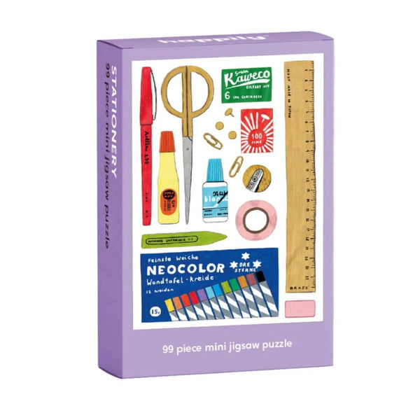 Stationery 99 Piece Mini Jigsaw Puzzle from Happily Puzzles for sale at Mostyn