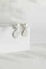 Sterling Silver Blobby Suspended from a White Pearl Stud Earrings from Rebecca Oldfield for sale at Mostyn