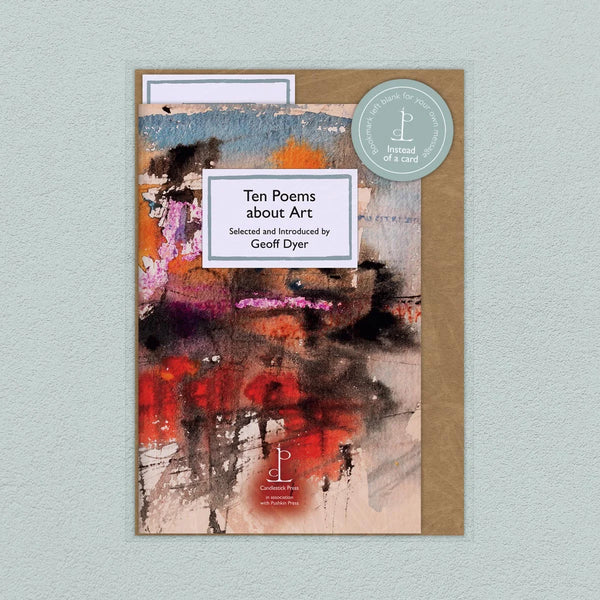 Ten Poems about Art from Candlestick Press for sale at Mostyn