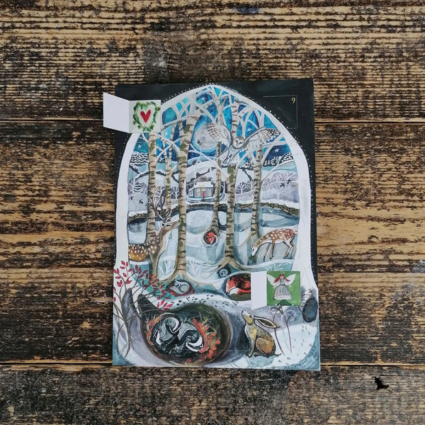 The Longest Night Advent Calendar Card from Driftwood Designs for sale at Mostyn