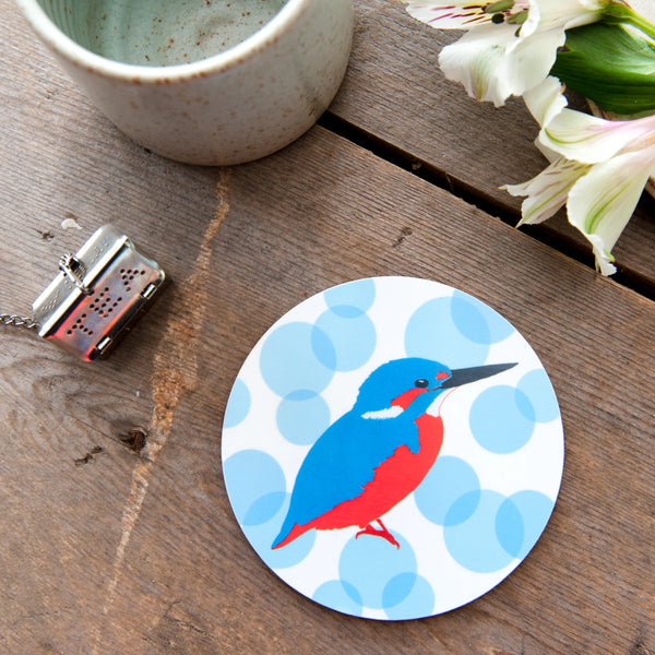 Kingfisher Coaster from The Owlery for sale at Mostyn.