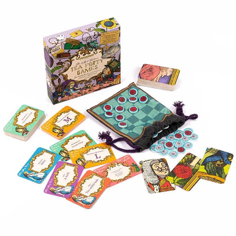 The Mad Hatter's Tea Party Games Set from Professor Puzzle for sale at Mostyn
