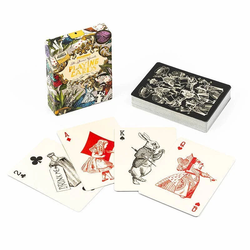 The Queen's Guards Alice in Wonderland Playing Cards from Professor Puzzle for sale at Mostyn