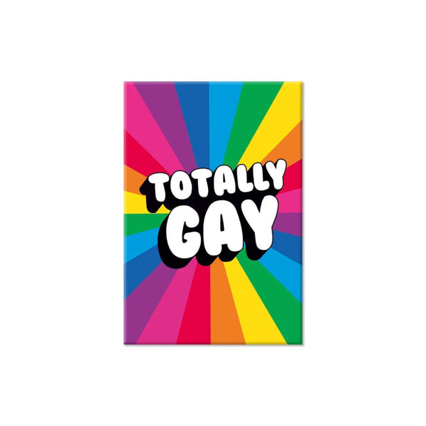 Totally Gay Fridge Magnet by Dean Morris Cards for sale at Mostyn