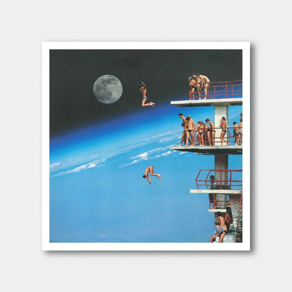 A Transcendental Summer Square Unframed Collage Art Print from LocalHotelParking for sale at Mostyn