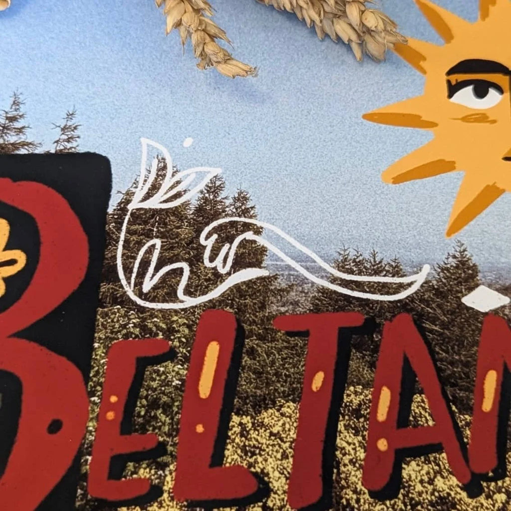 Unframed Beltane May Day Art Print by Dick Vincent for sale at Mostyn