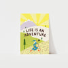 Unframed Life Is An Adventure Wizard Art Print by Little Black Cat Illustrated Goods for sale at Mostyn
