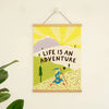 Unframed Life Is An Adventure Wizard Art Print by Little Black Cat Illustrated Goods for sale at Mostyn