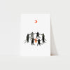Unframed Mystic Cats Witchy Magic Art Print by Little Black Cat Illustrated Goods for sale at Mostyn