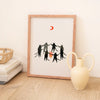 Unframed Mystic Cats Witchy Magic Art Print by Little Black Cat Illustrated Goods for sale at Mostyn