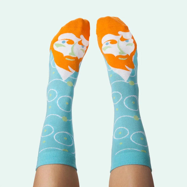 Vincent Van Toe Artist Socks Adult 9-12 from Chatty Feet for sale at Mostyn