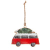 Vintage Style Camper Van Metal Christmas Decoration from Sass and Belle for sale at Mostyn