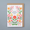 White Floral Mother's Day Card from Maggie Magoo Designs for sale at Mostyn