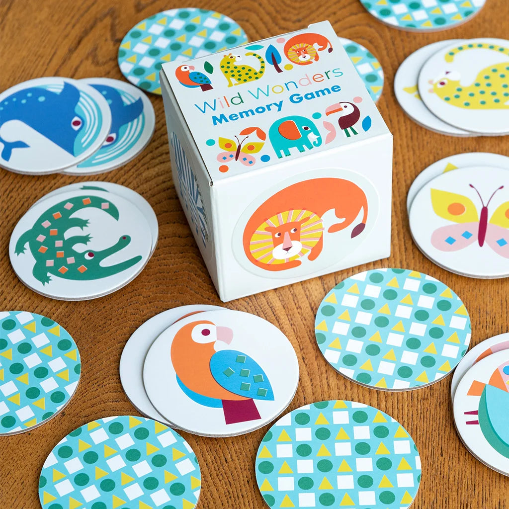 Wild Wonders Animal Memory Card Game from Rex London for sale at Mostyn