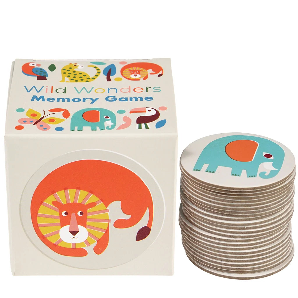 Wild Wonders Animal Memory Card Game from Rex London for sale at Mostyn