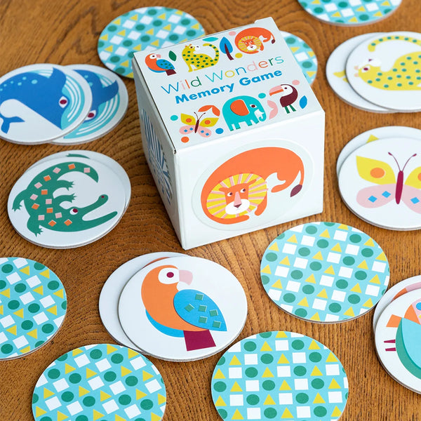 Wild Wonders Animal Memory Card Game from Rex London for sale at Mostyn