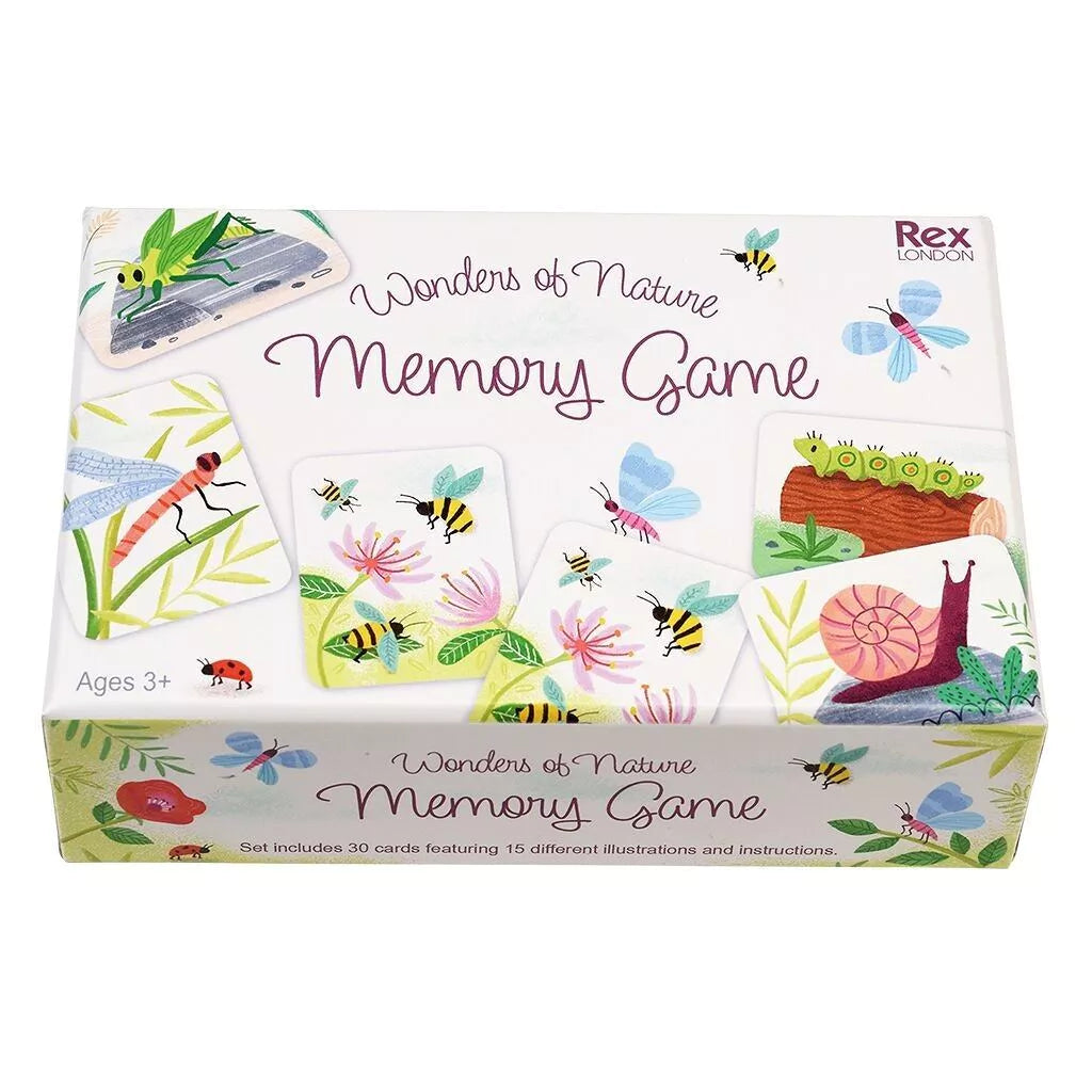Wonders of Nature Memory Card Game from Rex London for sale at Mostyn