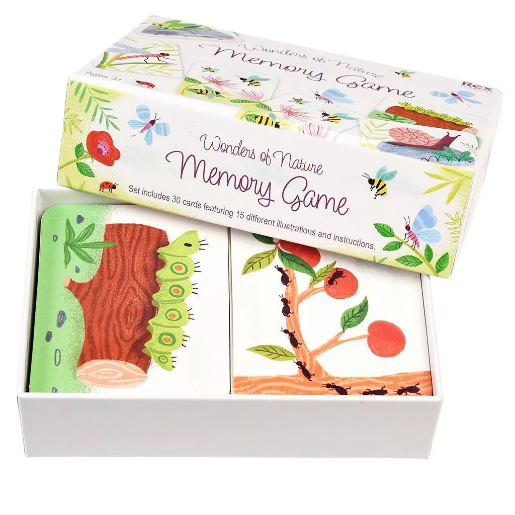 Wonders of Nature Memory Card Game from Rex London for sale at Mostyn