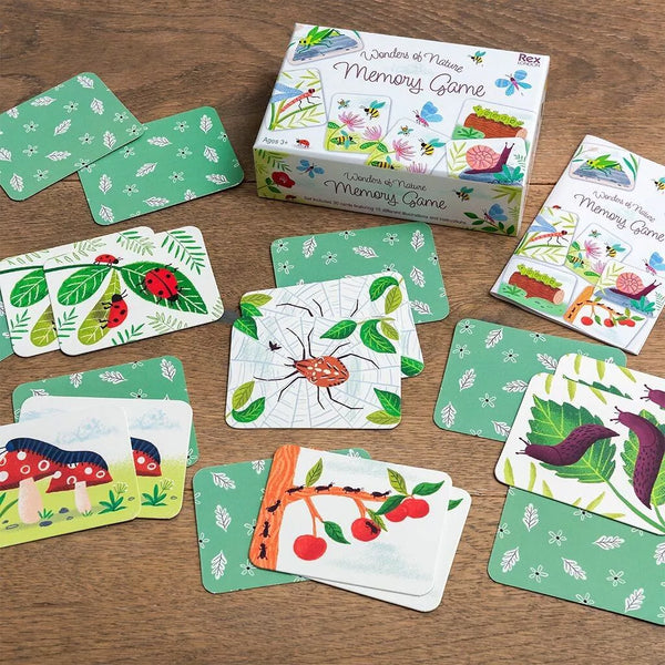 Wonders of Nature Memory Card Game from Rex London for sale at Mostyn