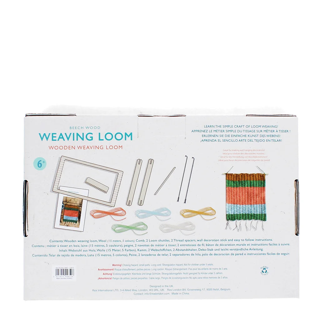 Wooden Weaving Loom Craft Kit from Rex London for sale at Mostyn