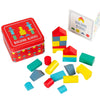 Wooden Building Blocks in a Tin from Rex London for sale at Mostyn