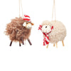 Woolly Sheep Hanging Christmas Decoration from Sass and Belle for sale at Mostyn