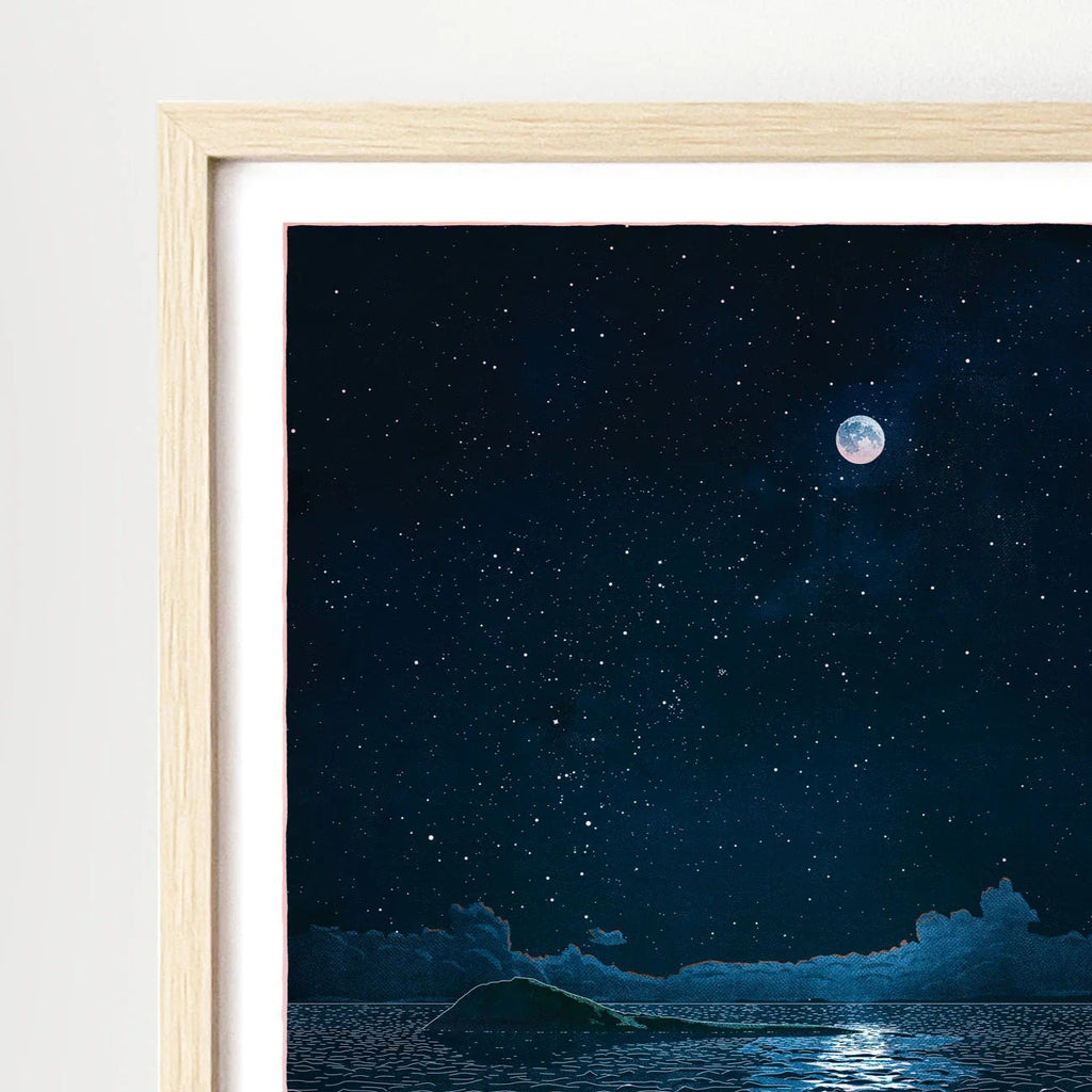 Ynys Enlli Welsh Astrometry Art Print by Full Of Stars for sale at Mostyn