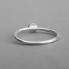 A Handcrafted Star Stamped Eco-Silver Stacking Ring from Jewellery by Jackie for sale at Mostyn.