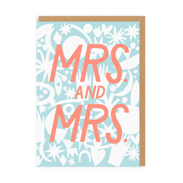 Greeting Card - Wedding Mrs and Mrs 